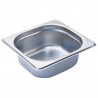 Depósito gastronorm 1/6 6.5cm acero inoxidable 0.6mm Big Chef