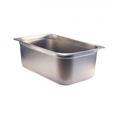 Depósito gastronorm 1/1 20cm acero inoxidable 0.6mm Big Chef