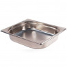 Depósito gastronorm 1/2 6.5cm acero inoxidable 0.6mm Big Chef