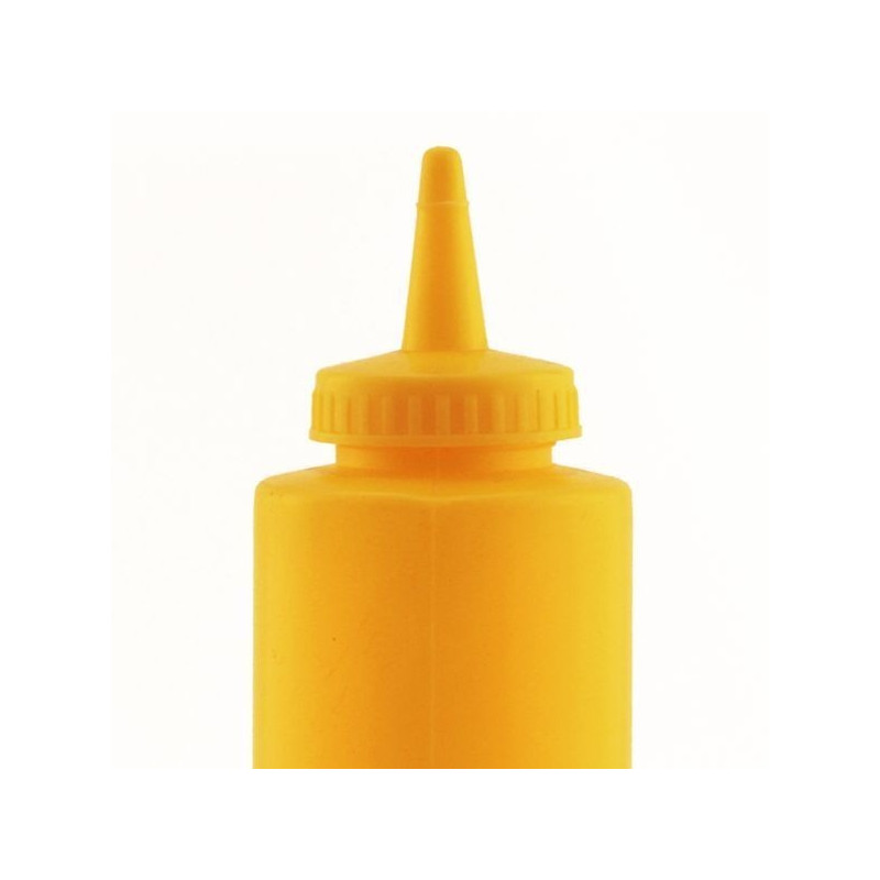 Botella Salsa 350ml Plástica Amarillo