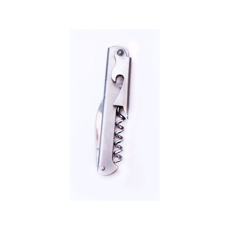 Sacacorcho C/Abridor Inox