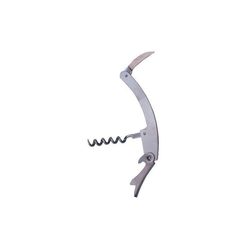 Sacacorcho Curvo Inox