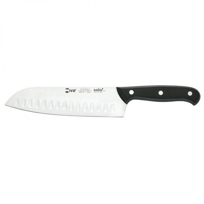 Cuchillo santoku Ivo 18cm alveolado