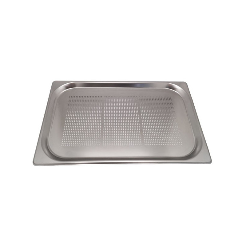 Depósito gastronorm perforado 1/1 2cm acero inoxidable 0.6mm Big Chef