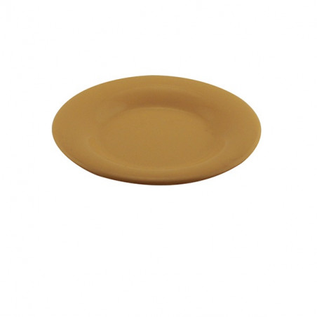 SET 6 PLATO ART POSTRE RDO 14CM MELAMINA AMARILLO