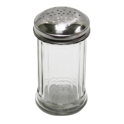 Dispensador Condimentos 350ml Vidrio con Tapa Perforada