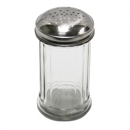 Dispensador Condimentos 350ml Vidrio con Tapa Perforada