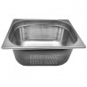 Depósito gastronorm perforado 1/2 15cm acero inoxidable 0.6mm Big Chef