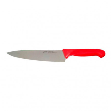 Cuchillo Cocina Medio Golpe 25Cm Rojo Ivo Professional Inox
