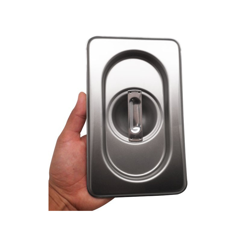 Tapa depósito gastronorm 1/9 acero inoxidable Big Chef