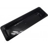 Depósito gastronorm 2/4 10cm policarbonato negro Gplast
