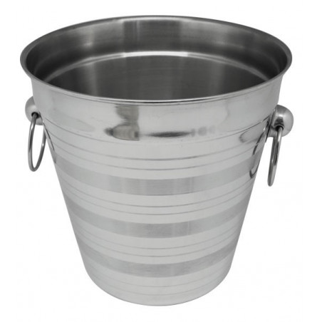 Balde Bar Espumante 2.85L Inox Ø14X13.5Cm