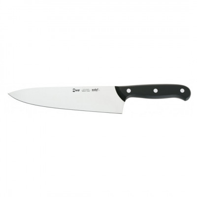 Cuchillo Cocina Medio Golpe 20Cm Ivo Solo Negro Inox