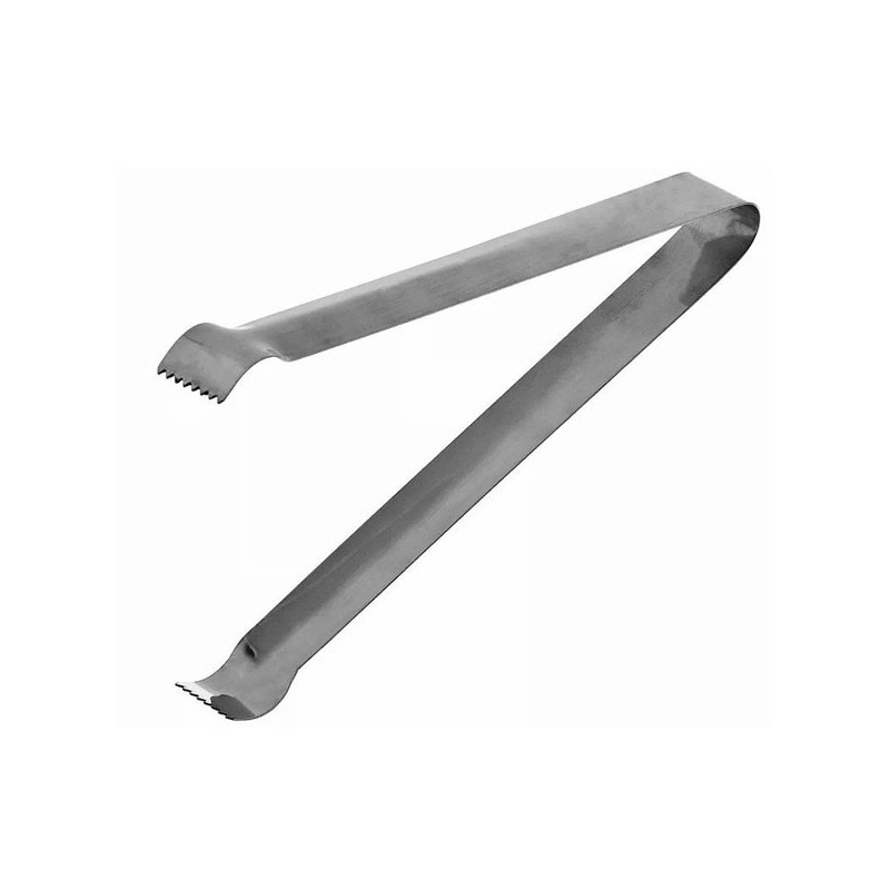 Pinza Hielo Inox 18Cm