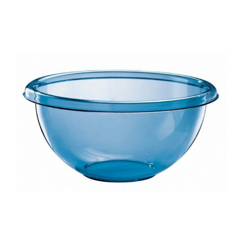 Pocillo Postre Plástico 180ml Azul Traslucido