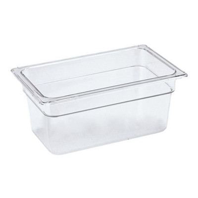Depósito GN 1/4 10cm Policarbonato Transparente | Gplast