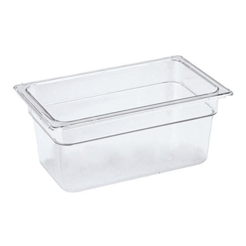 Depósito GN 1/4 10cm Policarbonato Transparente | Gplast