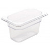 Depósito gastronorm 1/9 6.5cm policarbonato transparente Gplast