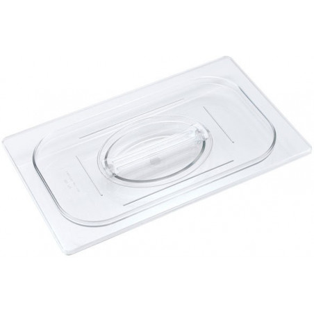Tapa depósito gastronorm 1/6  policarbonato transparente Gplast