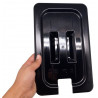 Tapa depósito gastronorm 1/4  policarbonato negro Gplast