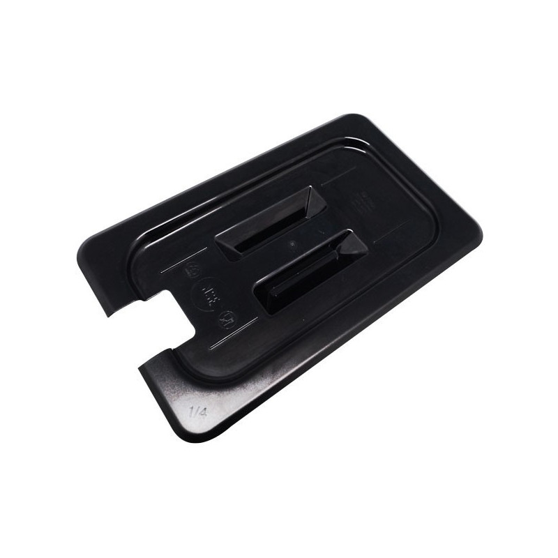 Tapa depósito gastronorm 1/4  policarbonato negro Gplast