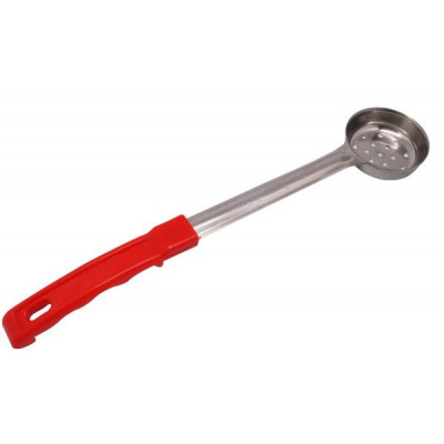 Cucharon Porcionador Inox 60Ml / 2Oz Perfo Rojo Kmw