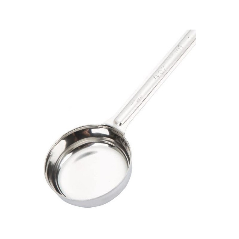 Cucharon Porcionador Inox 110Ml / 4Oz Liso Verde