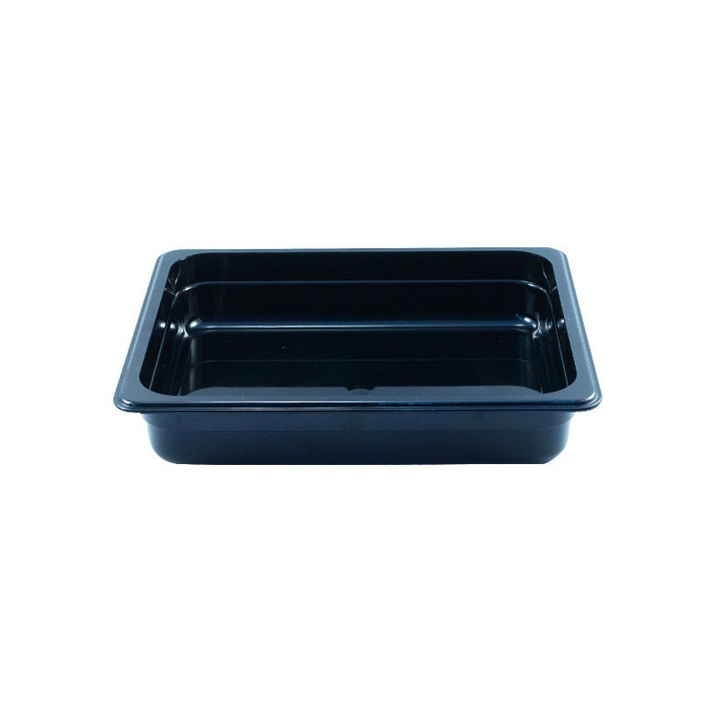 Depósito gastronorm 1/2 20cm policarbonato negro Gplast