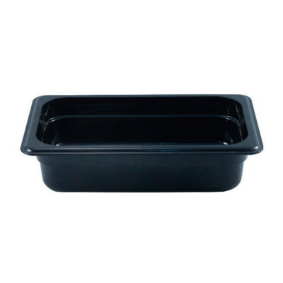 Depósito GN 1/4 15cm Policarbonato Negro | Gplast