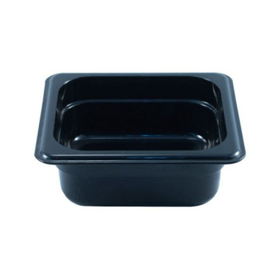 Depósito GN 1/9 10cm Policarbonato Negro | Gplast