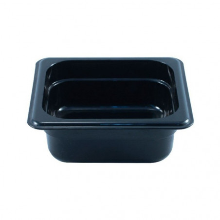 Depósito GN 1/9 10cm Policarbonato Negro | Gplast