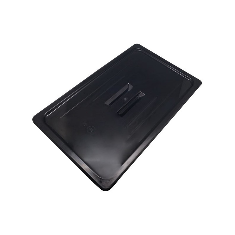 Tapa depósito gastronorm 1/1  policarbonato negro Gplast