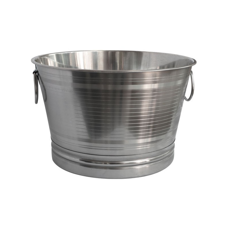 Balde Bar Bebidas Acero Inoxidable  45X30 Cm