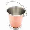Balde Mini Nanostyle Cobre C/Base Ø9Cm Inox Kmw