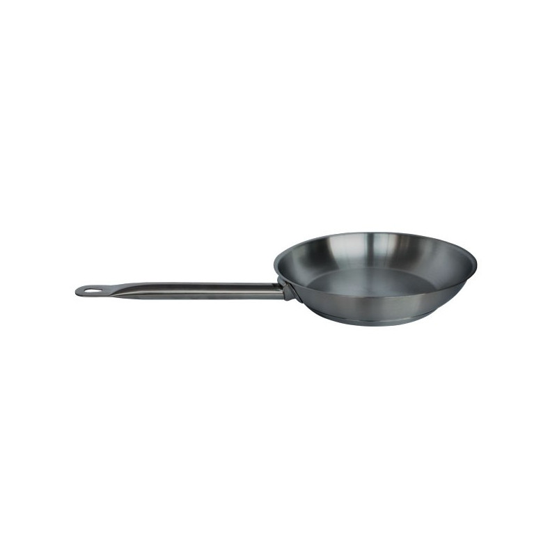 SARTEN INOX 304 Ø32X5CM C/MANGO INOX 304 1.0MM F/DIFUSOR BIG CHEF