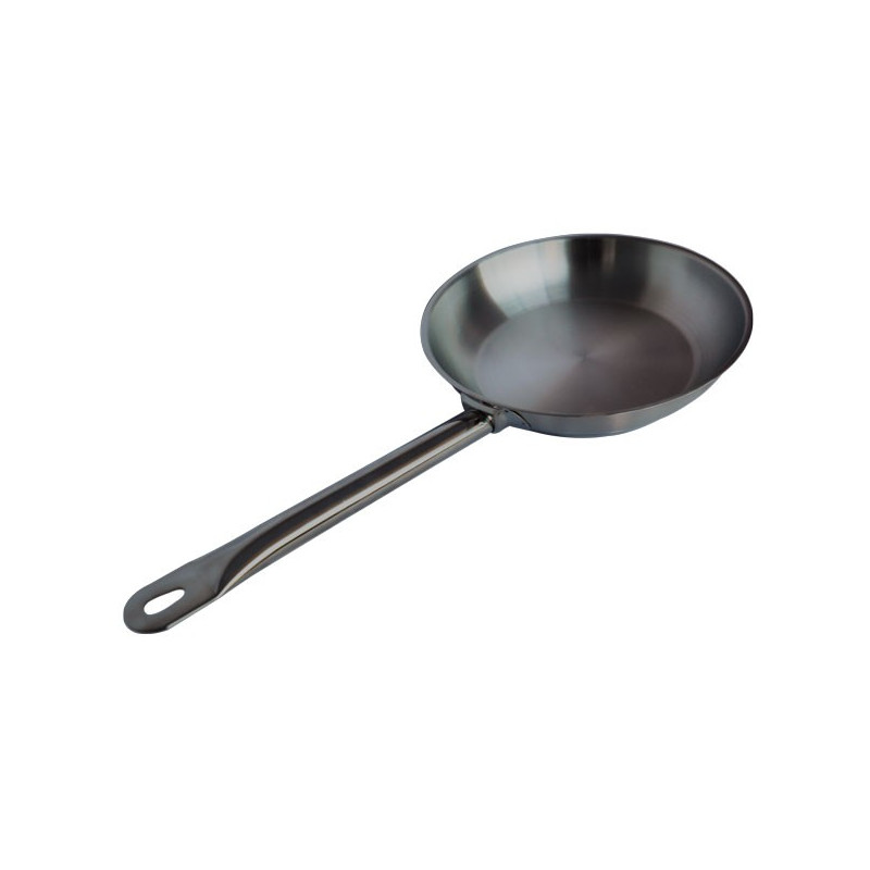 SARTEN INOX 304 Ø32X5CM C/MANGO INOX 304 1.0MM F/DIFUSOR BIG CHEF