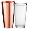 Coctelera Boston Acero con Baño Cobre Barkeeper