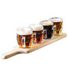 Tabla Vaso Cerveza Rect Madera C/Mango 45X9Cm
