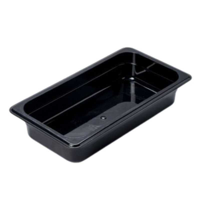 Depósito GN 1/3 6.5cm Policarbonato Negro | Gplast