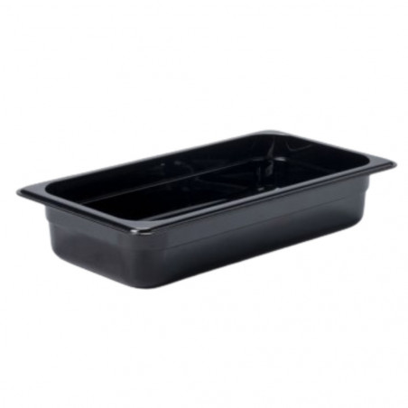 Depósito GN 1/3 6.5cm Policarbonato Negro | Gplast