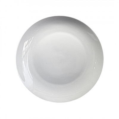 Venta Set 6 Platos Base 26cm Porcelana | Vajilla Coupe | Steward.cl