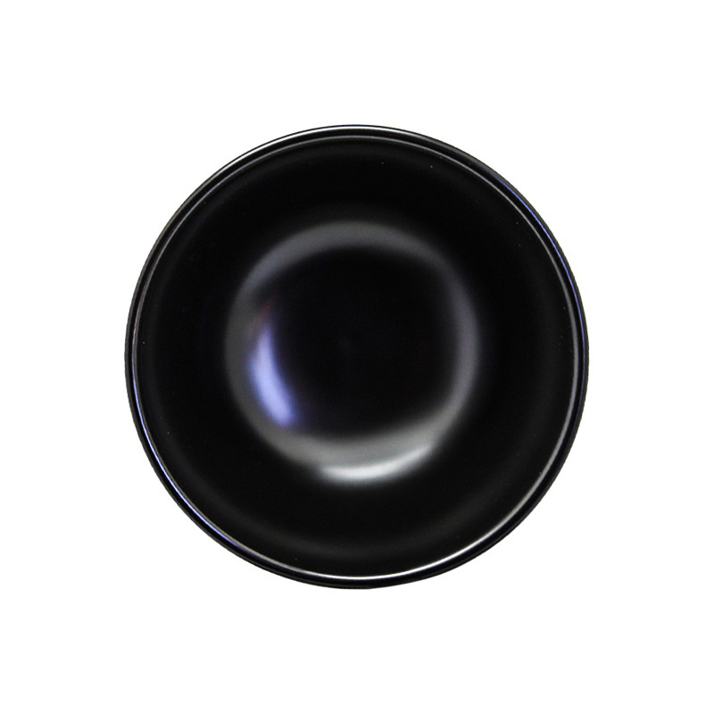 Set bowl 10cm 6 piezas porcelana negra Eclipse