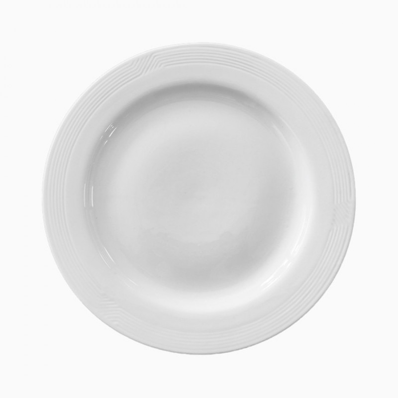 Set plato principal porcelana 26cm 6 piezas Milenia