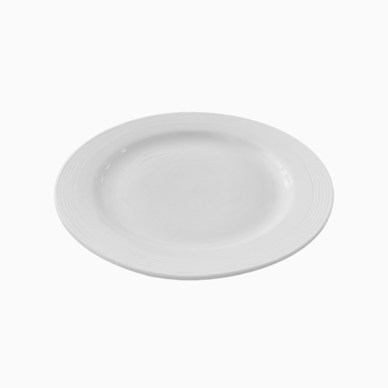 Set plato presentación porcelana 30cm 3 piezas Milenia