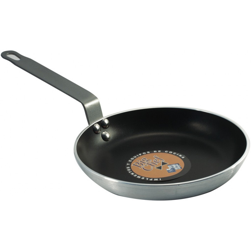 Sarten Ø24X4Cm Alum 4Mm Teflon Big Chef