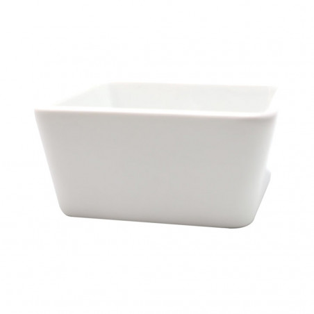 Salsera Cuadrada Castello | Set 6 Pocillos Porcelana de 8,5cm