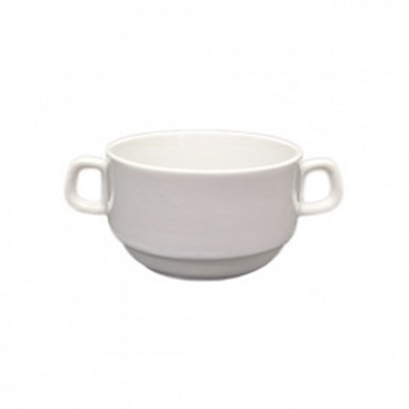 Taza Consomé Hotel | Set Porcelana 6 Piezas de 250ml | Steward.cl