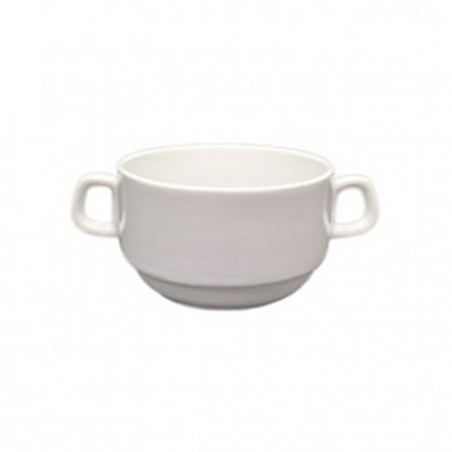 Taza Consomé Hotel | Set Porcelana 6 Piezas de 250ml | Steward.cl