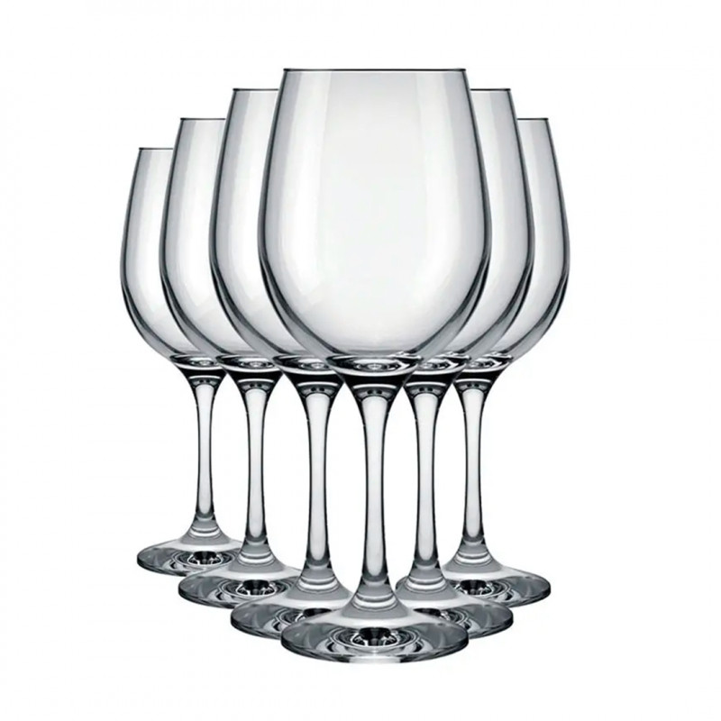 Set copas vino tinto 600ml Barone 6 unidades