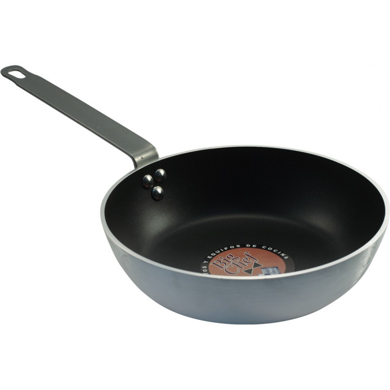Sarten Ø26X7Cm Alum 4Mm Teflon Big Chef